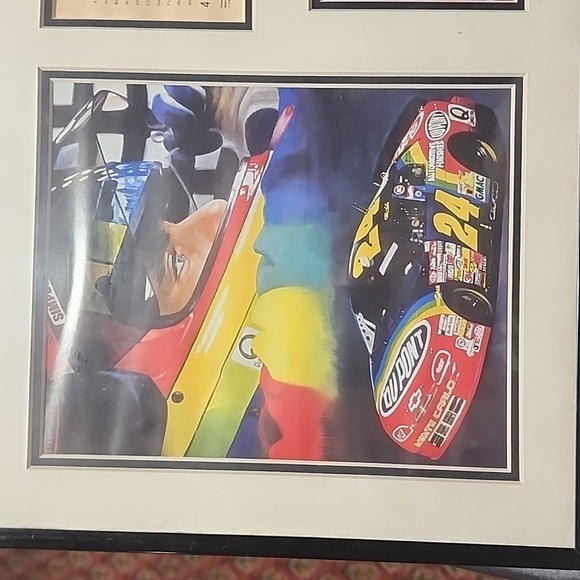 JEFF GORDON MATTED PHOTO FRAME. - Picture 3 of 5